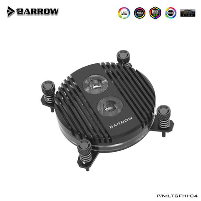 Barrow Horizon CPU Waterblock, LRC 2.0 RGB, INTEL 115x / 1700 - Black