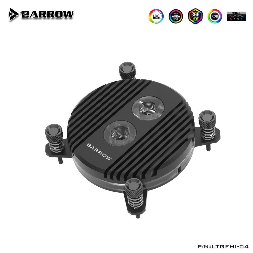 Barrow Horizon CPU Waterblock, LRC 2.0 RGB, INTEL 115x / 1700 - Black
