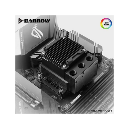 Barrow CPU Waterblock with Integrated 17W PWM Pump - AMD AM4