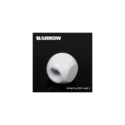 Barrow G1/4 Female 3 Way T-Splitter - White
