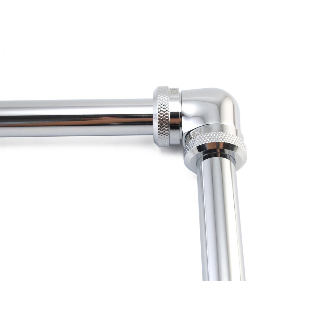 XSPC 14mm Rigid Tubing 90 Elbow Fitting - Chrome