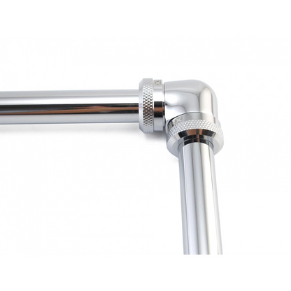 XSPC 14mm Rigid Tubing 90 Elbow Fitting - Chrome