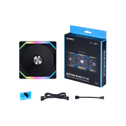 Lian Li UNI FAN SL140 V2 RGB PWM Fan - 140mm, black