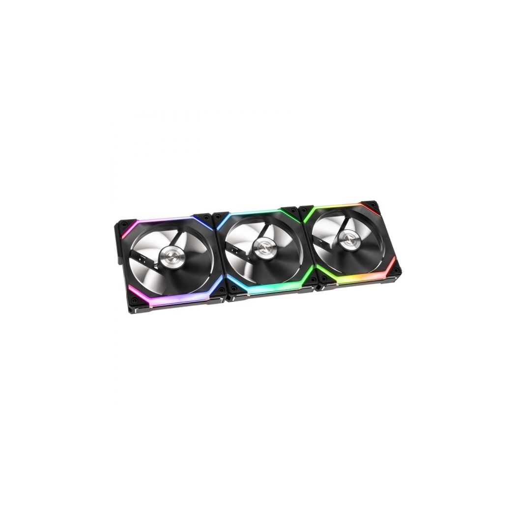 Lian Li UNI FAN SL120 RGB PWM fan, pack of 3, black - 120 mm