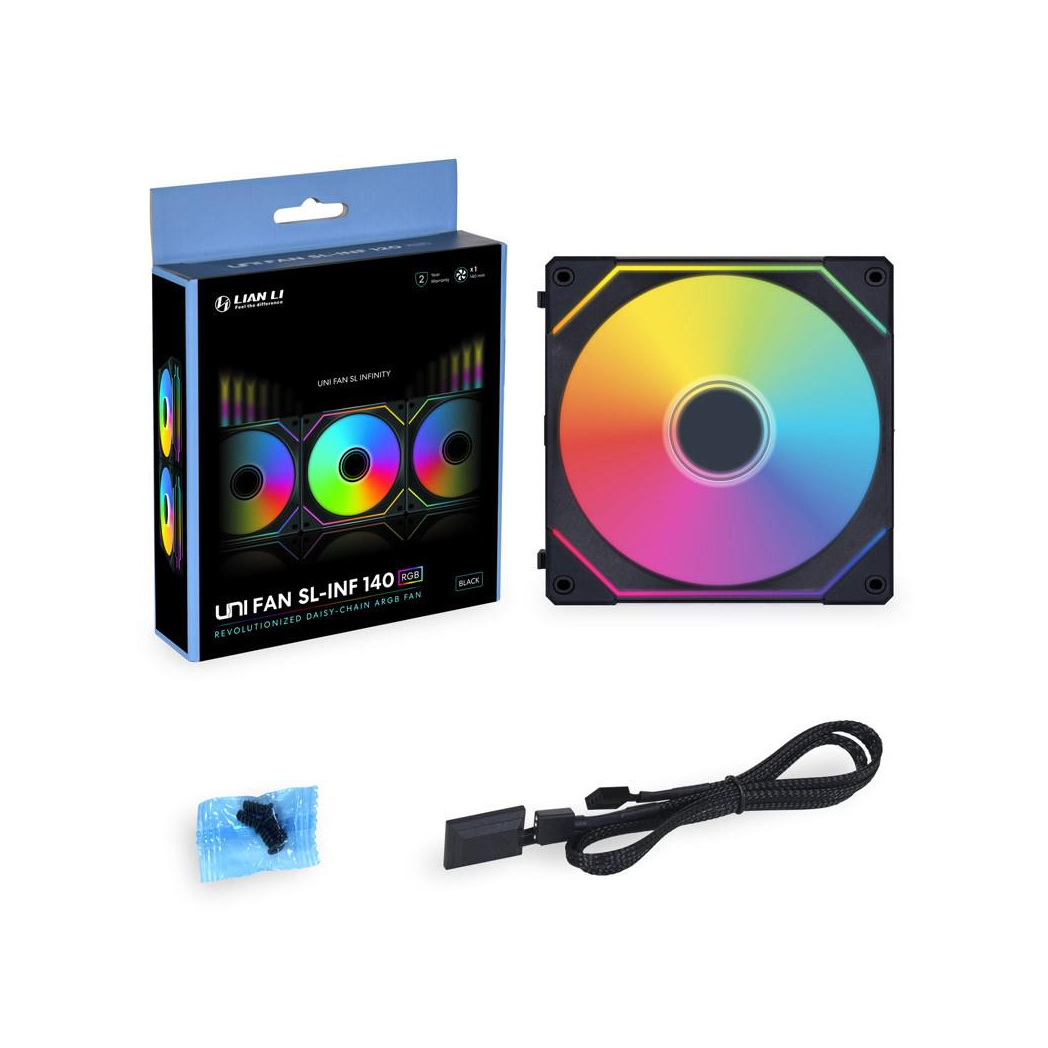 Lian Li UNI FAN SL-INF Infinity 140 ARGB PWM - 140mm, Black