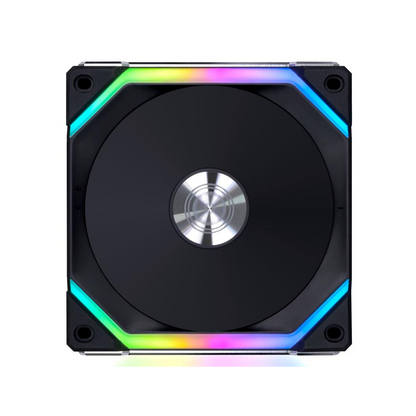 Lian Li UNI FAN SL120 V2 RGB PWM Fan, Triple-pack w/ Controller - 120mm, black