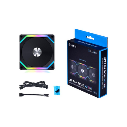 Lian Li UNI FAN SL120 V2 RGB PWM Fan - 120mm, black