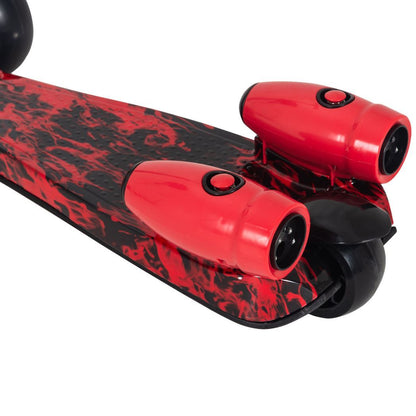 Child Wheel E-Scooter Light Music Water Spray Rechargeable 3-6 Yrs Red