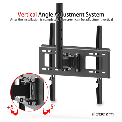 TMC-7006 Ceiling Mount TV Wall Bracket Roof Rack Pole Retractable For 32"-70" Flat Screen