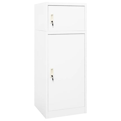 Saddle Cabinet White 53x53x140 cm Steel