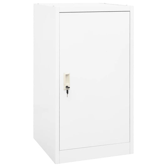 Saddle Cabinet White 53x53x105 cm Steel