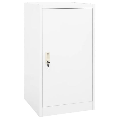 Saddle Cabinet White 53x53x105 cm Steel