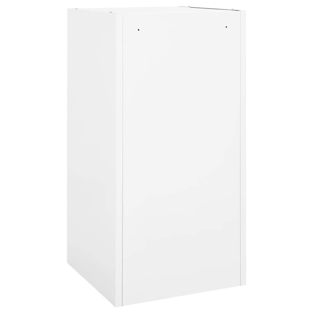 Saddle Cabinet White 53x53x105 cm Steel