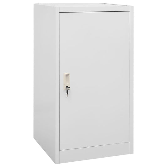 Saddle Cabinet Light Grey 53x53x105 cm Steel
