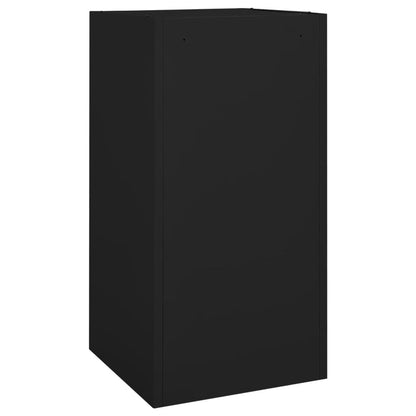 Saddle Cabinet Black 53x53x105 cm Steel