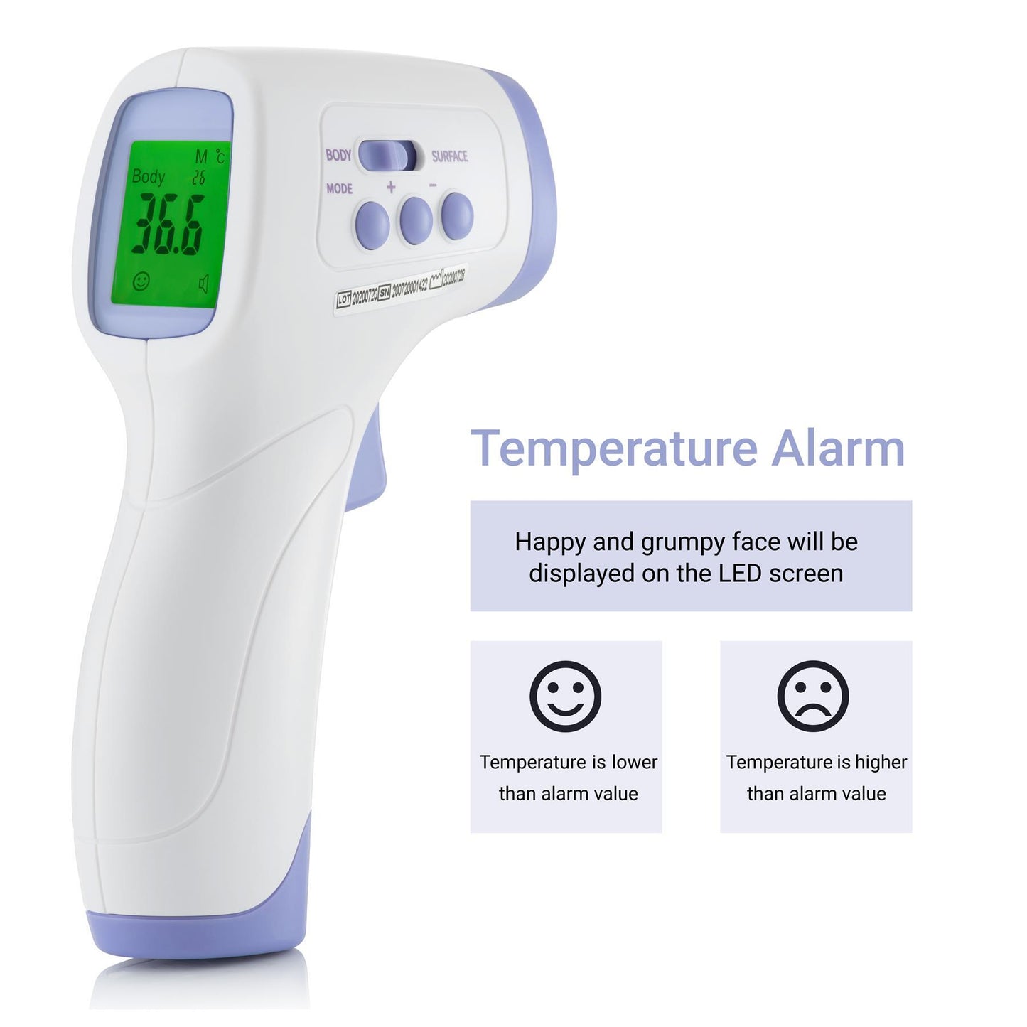Purple Thermometer - 2pc