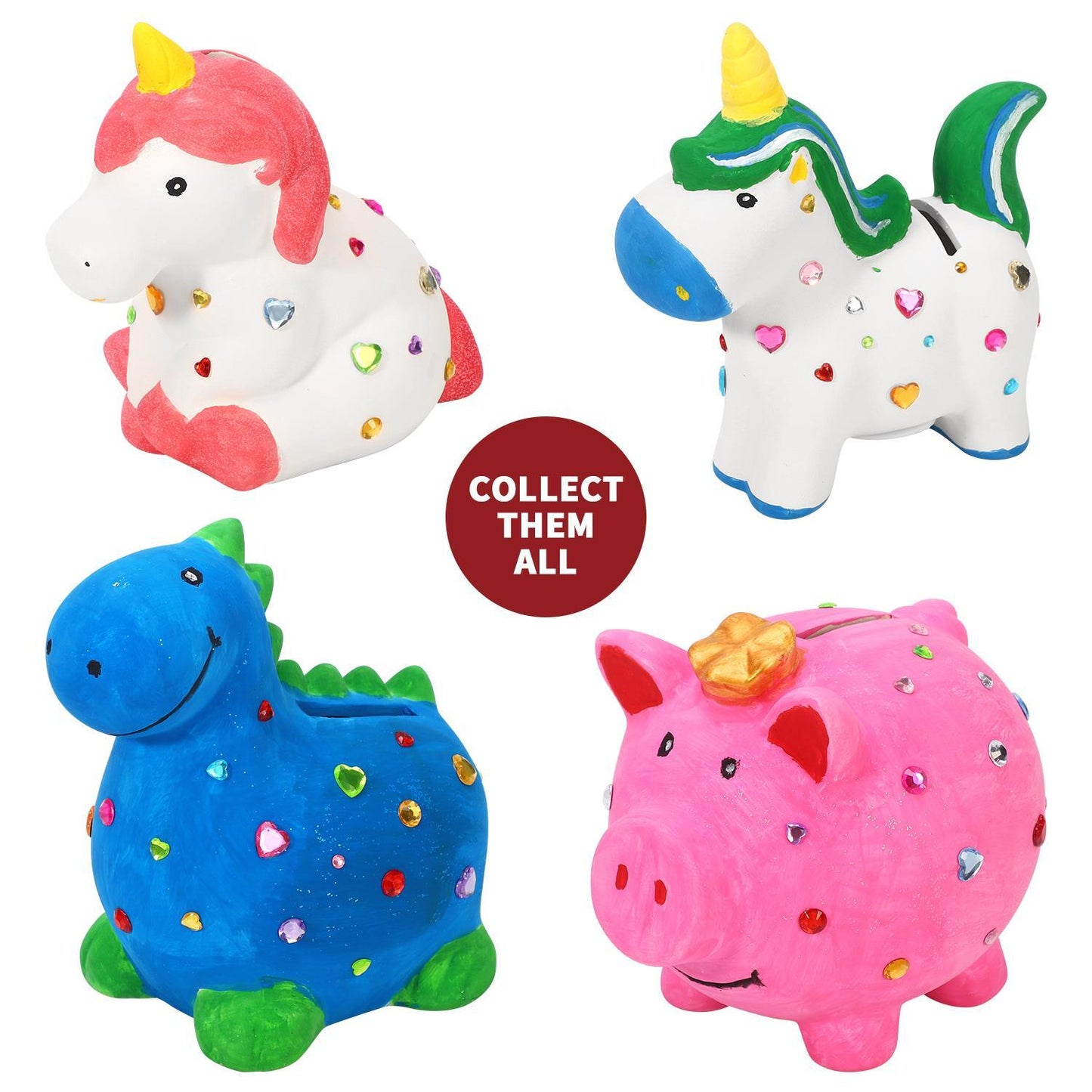 SOKA Paint Your Own Money Bank Arts & Crafts Kit Activity - Unicorn