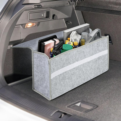 Light Grey Large Anti Slip Car Trunk Boot Storage Organiser Case Tool Bag