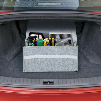 Light Grey Large Anti Slip Car Trunk Boot Storage Organiser Case Tool Bag