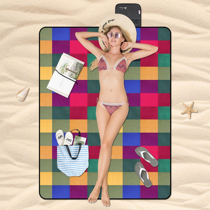 Folding Blanket Camping Outdoor Beach Festival Waterproof Picnic Rug Mat