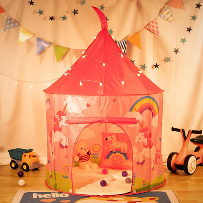 SOKA Play Tent Pop Up Indoor or Outdoor Garden Playhouse Tent for Kids Children - Unicorn