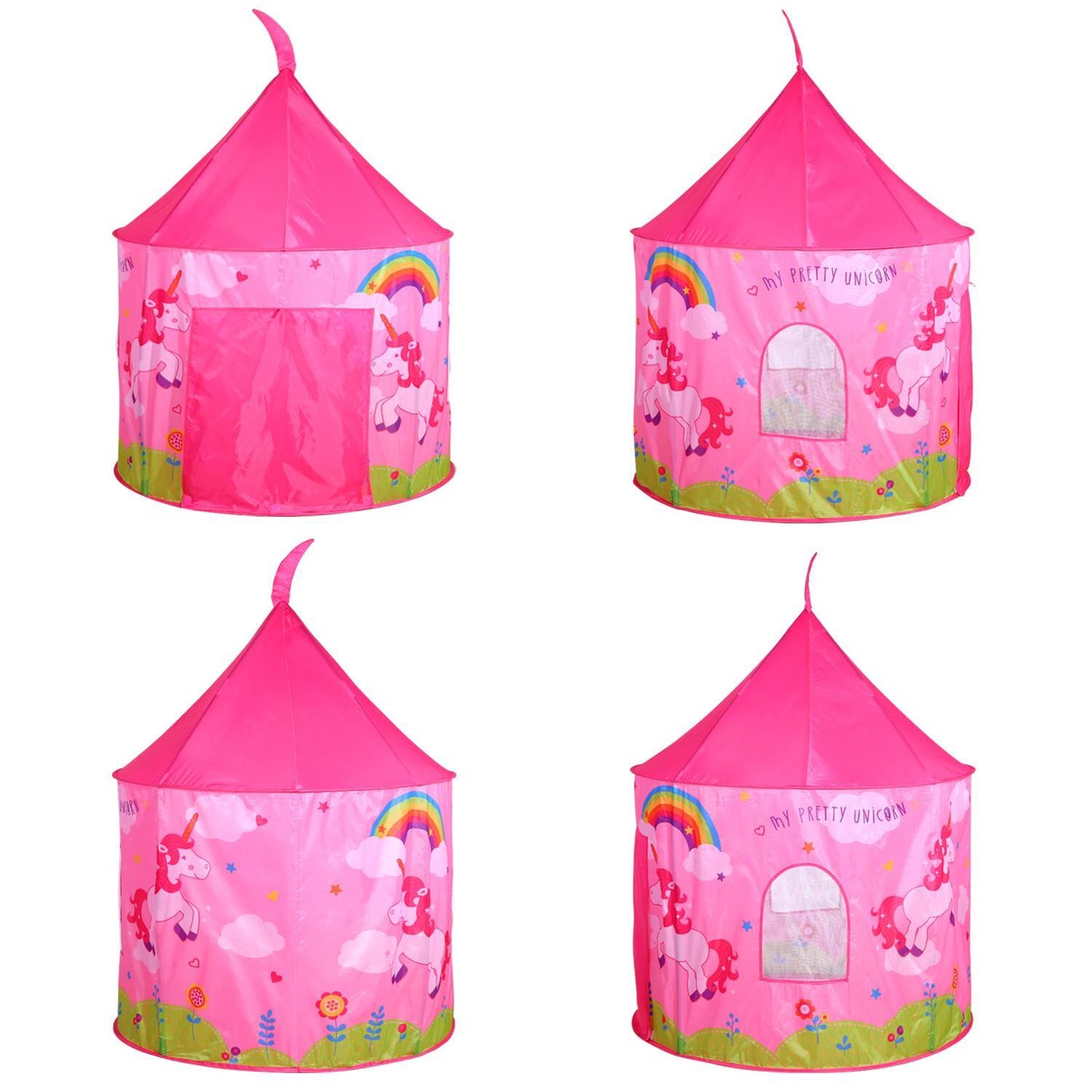 SOKA Play Tent Pop Up Indoor or Outdoor Garden Playhouse Tent for Kids Children - Unicorn