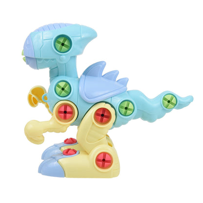 Soka Assemble Your Own Dinosaurs Toy Construction Set - Blue and Yellow