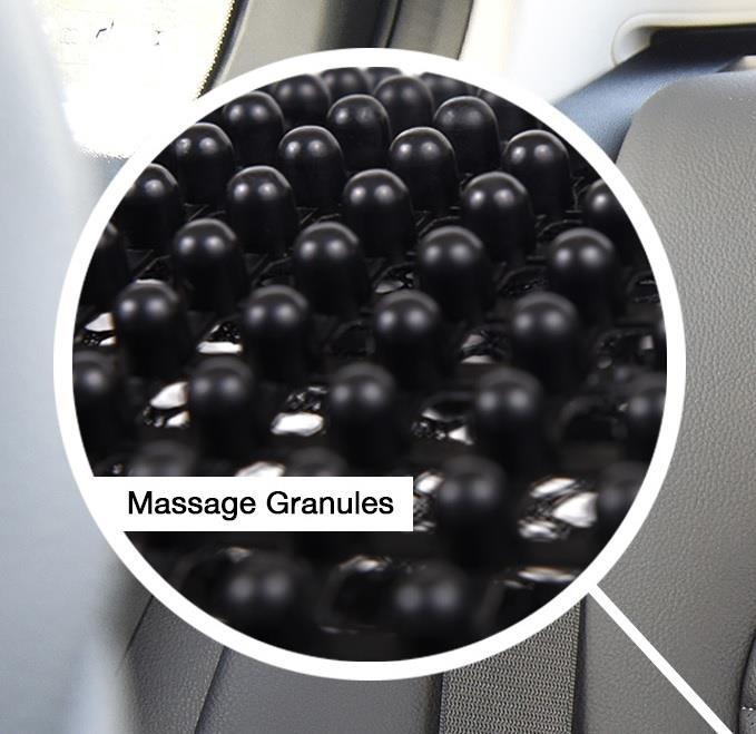 Back Support Comfort Mesh & Elasticated Positioning Strap - Black