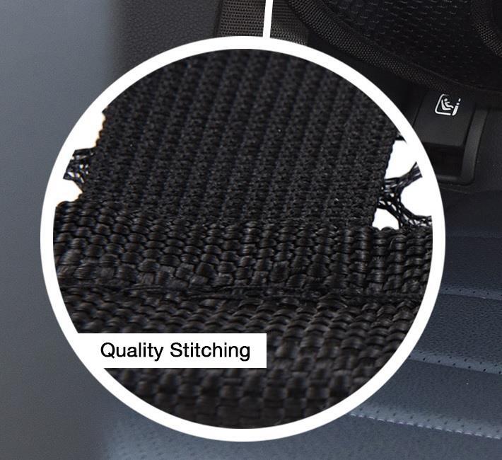 Back Support Comfort Mesh & Elasticated Positioning Strap - Black