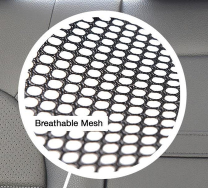 Back Support Comfort Mesh & Elasticated Positioning Strap - Black