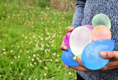 Aqua Shot Waterbomb Balloons Includes Nozzle Party Bag Fillers Toys Outdoor Garden