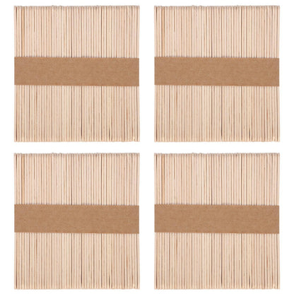 Natural Wooden Lolly Sticks For Desserts Kids DIY Art Project and Crafts