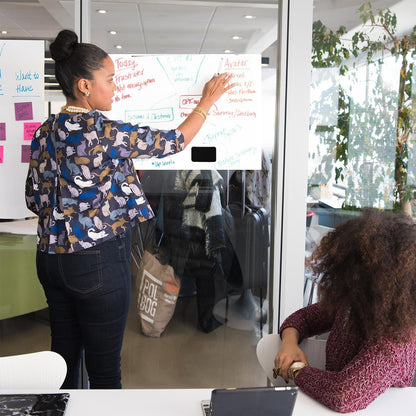 Magnetic Whiteboard  45 x 60 cm Size with 4 Dry Wipe Pens and Eraser