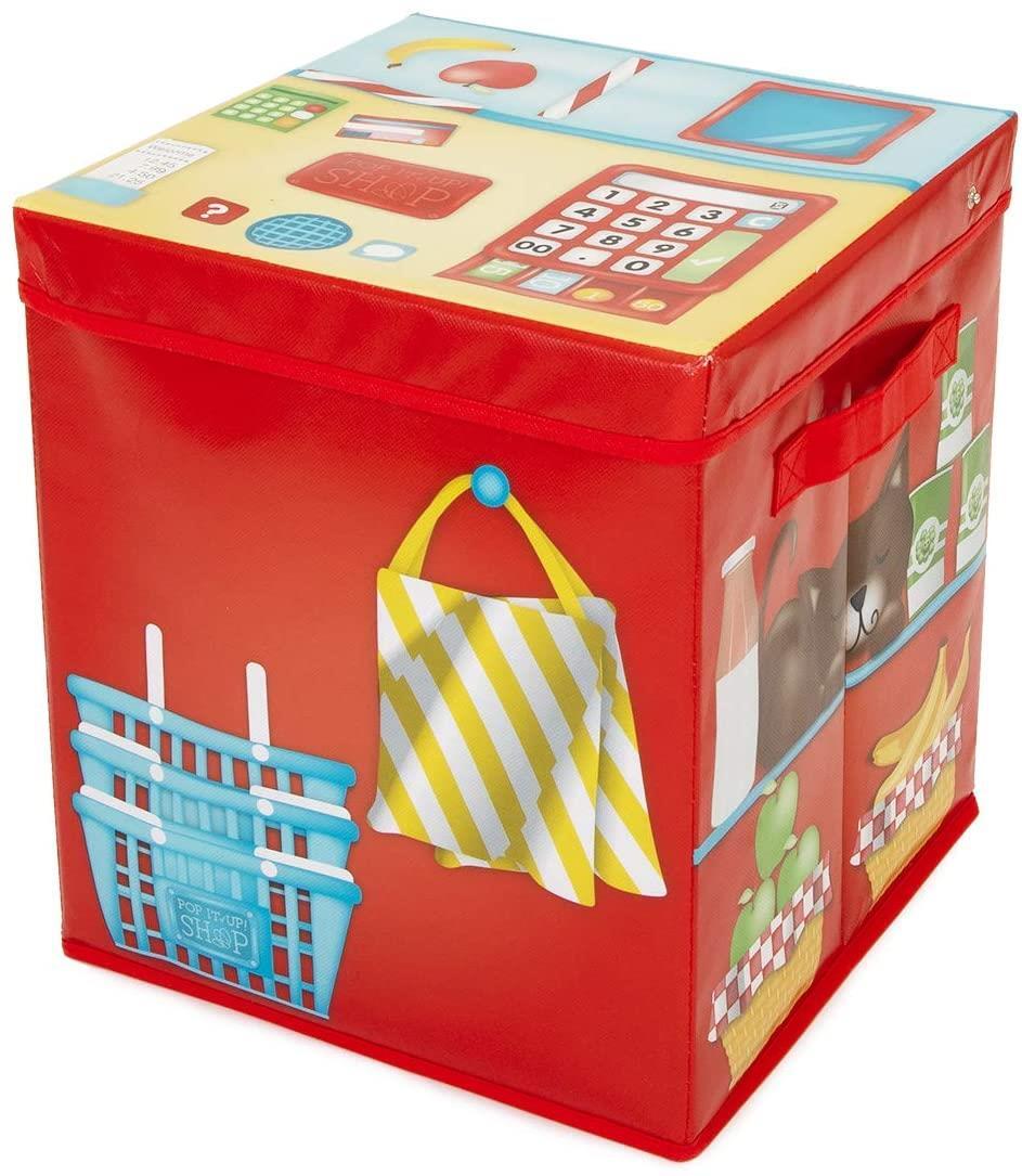 Fun2Give Pop-It-Up Market Stall / Play Shop Space-Saver with Storage
