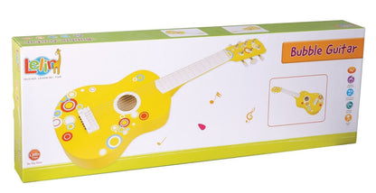 Lelin Wooden 25" Inches Childrens Bubble Guitar Percussion Musical Instrument