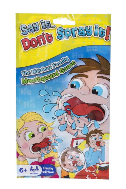 Say It Don't Spray It - The Hilarious Mouthguard Board Game - Family Travel Pack