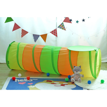 SOKA Play Tunnel Pop Up Indoor Outdoor Garden Play Tent for Kids Children - Green