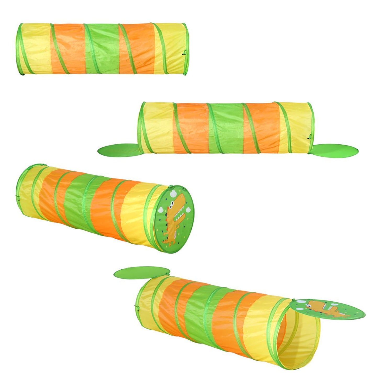 SOKA Play Tunnel Pop Up Indoor Outdoor Garden Play Tent for Kids Children - Green