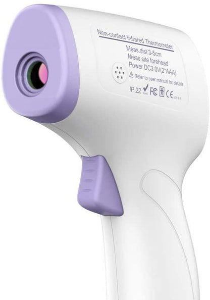 No Touch Infrared Forehead Thermometer for Baby and Adult Purple