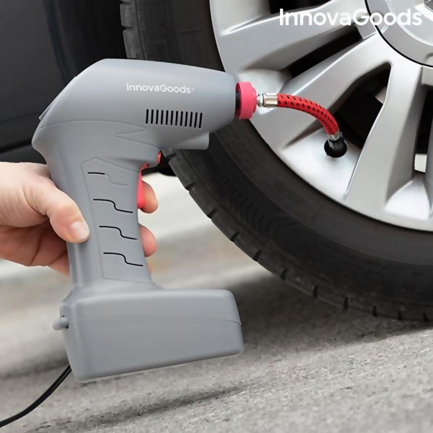 Airpro+ Portable Air Compressor with LED Airpro Car Tyre Electric