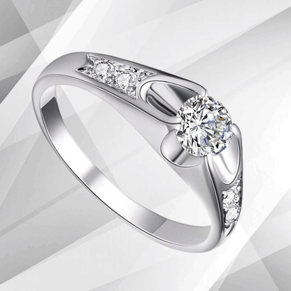 1.8Ct Round-Cut Diamond Solitaire Bridal Engagement Ring 18Ct White Gold Finish