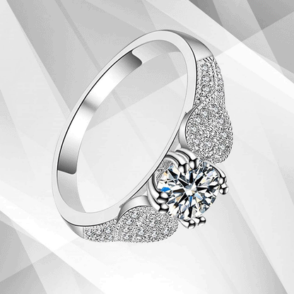 2.0Ct Round-Cut Diamond Solitaire Bridal Engagement Ring 18Ct White Gold Over