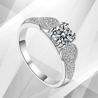 2.0Ct Round-Cut Diamond Solitaire Bridal Engagement Ring 18Ct White Gold Over