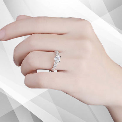 2.50Ct Round Cut Diamond Solitaire Bridal Engagement Ring 18Ct White Gold Over