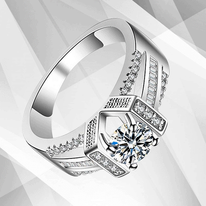 2.0Ct Round-Cut CZ Diamond Solitaire Bridal Engagement Ring 18Ct White Gold Over
