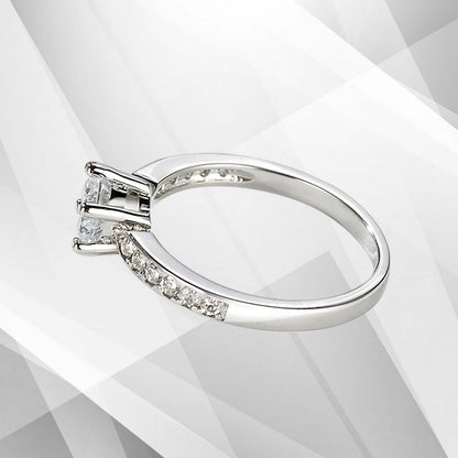 2.0Ct Round-Cut Diamond Solitaire Bridal Engagement Ring 18Ct White Gold Over