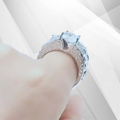Bridal Engagement Ring 2.50Ct Heart Shape Luxury CZ Diamond 18Ct White Gold Over