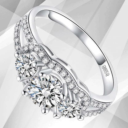 2.00Ct Round-Cut Diamond Solitaire Bridal Engagement Ring 18Ct White Gold Over