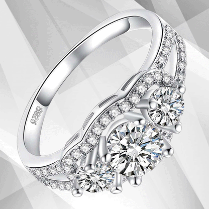 2.00Ct Round-Cut Diamond Solitaire Bridal Engagement Ring 18Ct White Gold Over