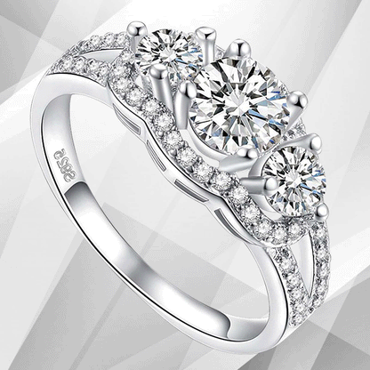 2.00Ct Round-Cut Diamond Solitaire Bridal Engagement Ring 18Ct White Gold Over